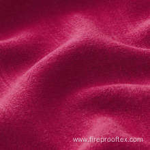 Fireproof Wine Red Viscose Fabric for Clothing